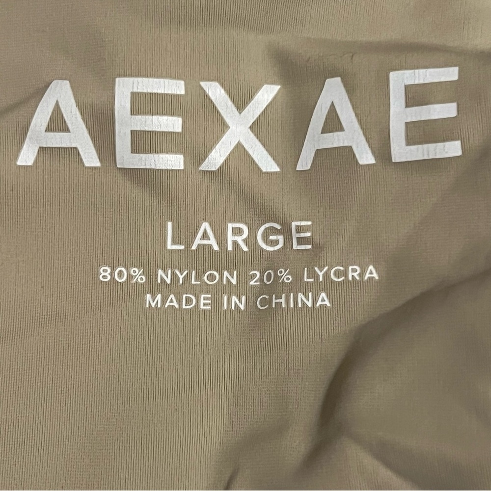 Aexae Zoe Latte One Piece Swimsuit - Picture 5 of 6